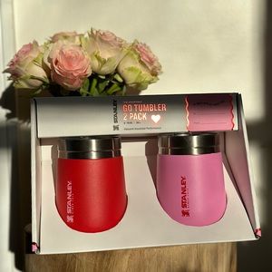 LTD ED Stanley 2 pk 10 oz Everyday Go Tumbler Red/Cotton Candy